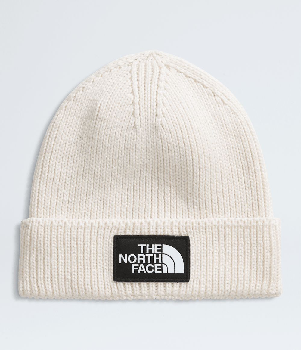 TNF™ Logo Box Cuffed Beanie - White Dune