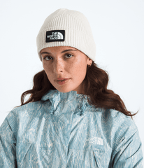 TNF™ Logo Box Cuffed Beanie - White Dune