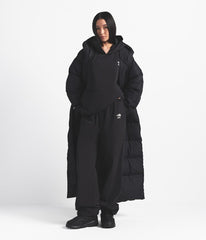 The North Face X SKIMS Women's Nuptse Wrap Parka - Sk Onyx