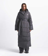 The North Face X SKIMS Women's Nuptse Wrap Parka - Sk Gunmetal
