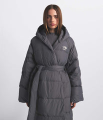 The North Face X SKIMS Women's Nuptse Wrap Parka - Sk Gunmetal