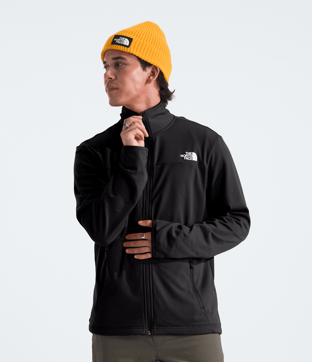 Men’s Cedar Trail Grid Fleece Full-Zip Jacket - TNF Black
