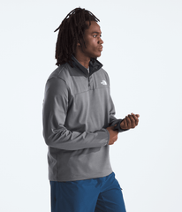 Men’s Cedar Trail Grid Fleece ¼-Zip - Smoked Pearl