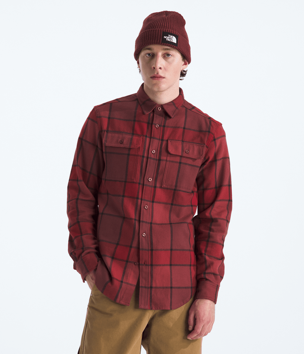 Men’s Arroyo Flannel Shirt—Plaid - Sumac Macro Small Plaid