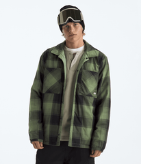 Men’s Afterburner Insulated Flannel - Bark Mist/TNF Black Shadow Plaid