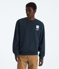 Unisex TNF™ Celebration Relaxed Crew—Graphic - Summit Navy