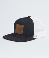 Half Dome Trucker Hat - Denim/Leather Patch