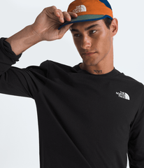 Men’s Evolution Box NSE Regular Long-Sleeve Tee - TNF Black/TNF White