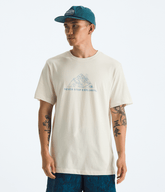 Men’s Evolution Mtn Base Short-Sleeve Tee—Graphic - White Dune