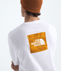 Men’s Evolution Regenerative Ink Box NSE Long-Sleeve Tee—Graphic - White Dune/Summit Gold Regenerative Ink Print