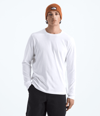 Men’s Evolution Regenerative Ink Box NSE Long-Sleeve Tee—Graphic - White Dune/Summit Gold Regenerative Ink Print