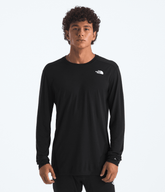 TNF X Smartwool Men’s Merino Blend 150 Long-Sleeve Crew - Black