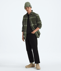 Men’s Arroyo Flannel Shirt—Plaid - New Taupe Green Macro Small Plaid