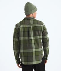 Men’s Arroyo Flannel Shirt—Plaid - New Taupe Green Macro Small Plaid