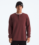 Men’s Waffle Long-Sleeve Henley - Sumac