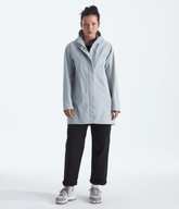 Women’s Voyage Rain 3L Hooded Parka - Frost Grey