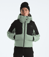 Women’s Cold Spell Cropped Down Jacket - Slate Moss/TNF Black