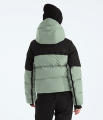 Women’s Cold Spell Cropped Down Jacket - Slate Moss/TNF Black