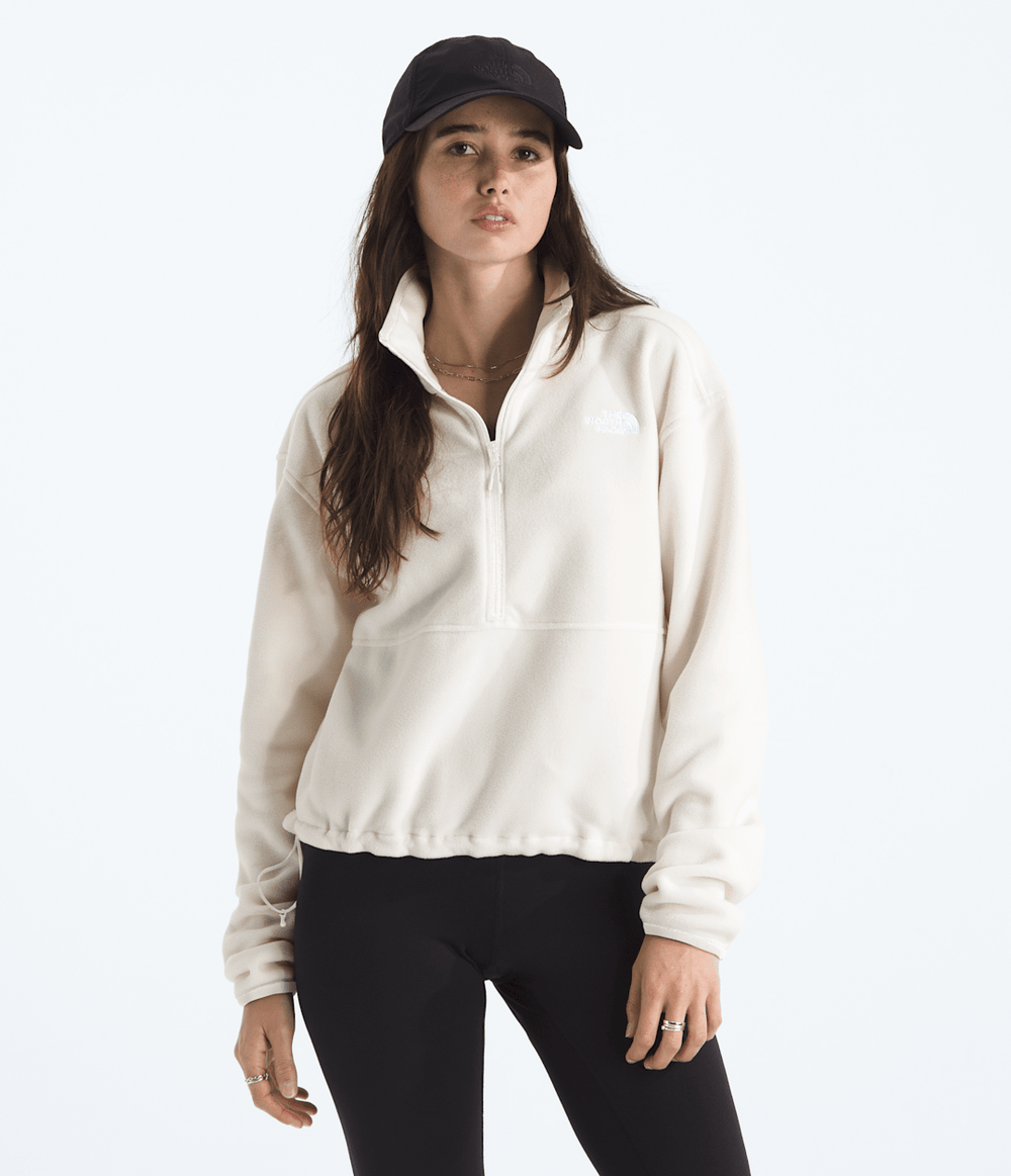Women’s Glacier Fleece ½-Zip Short Jacket - White Dune