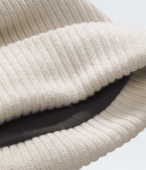 Salty Lined Beanie - White Dune
