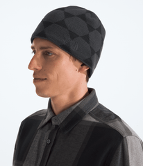 Jim Beanie - TNF Black/Asphalt Grey Geodesic Jacquard
