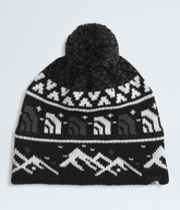 Cabin Ski Tuke - TNF Black Jacquard/Pom