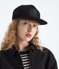 Half Dome Trucker Hat - TNF Black/Leather Patch