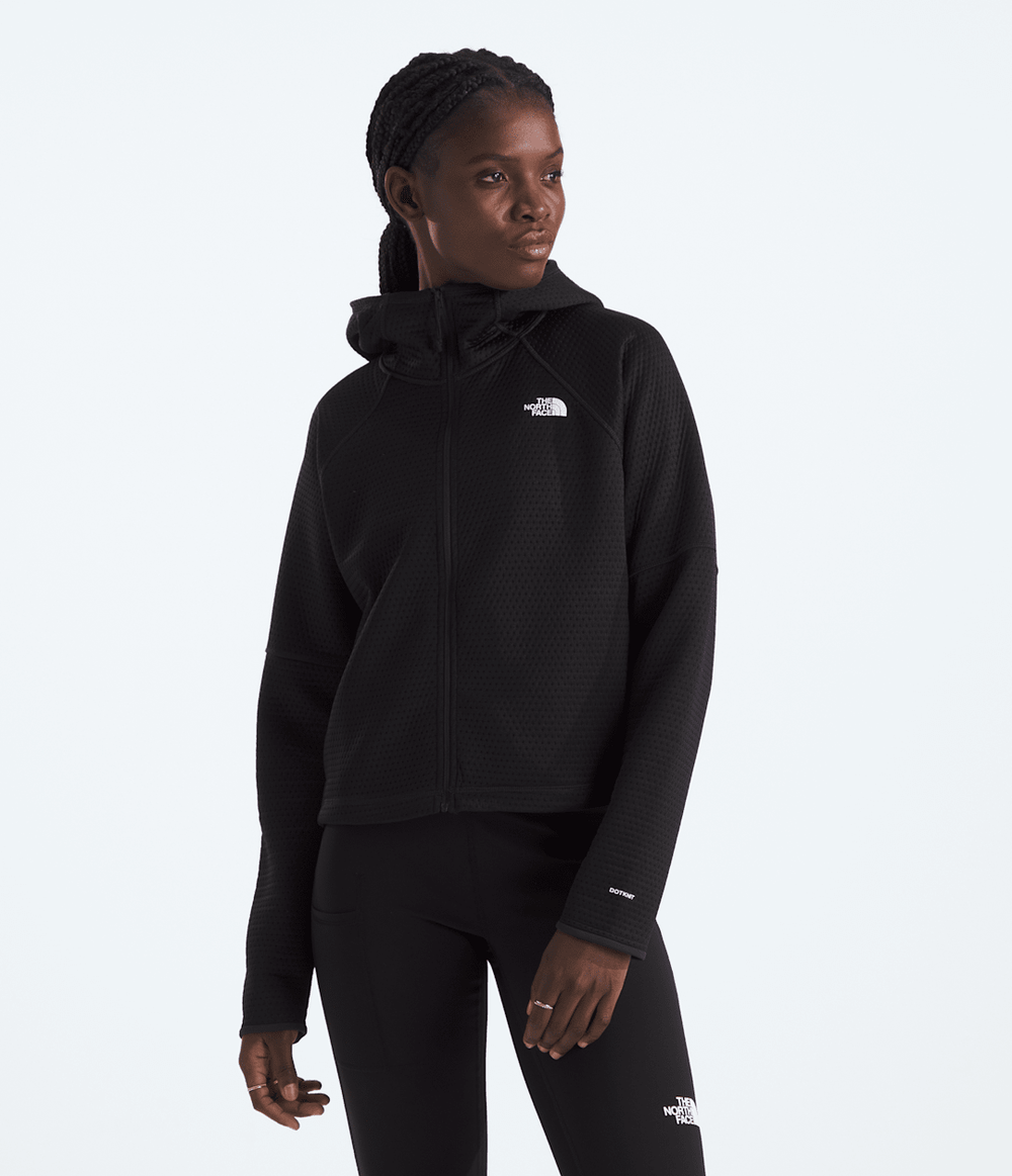 Women’s DOTKNIT™ Thermal Full-Zip Hoodie - TNF Black
