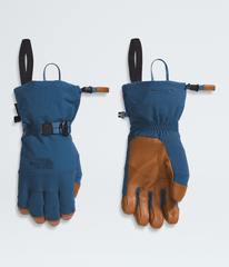 Montana Leather Waterproof Gloves - Shady Blue/Shady Blue Heather