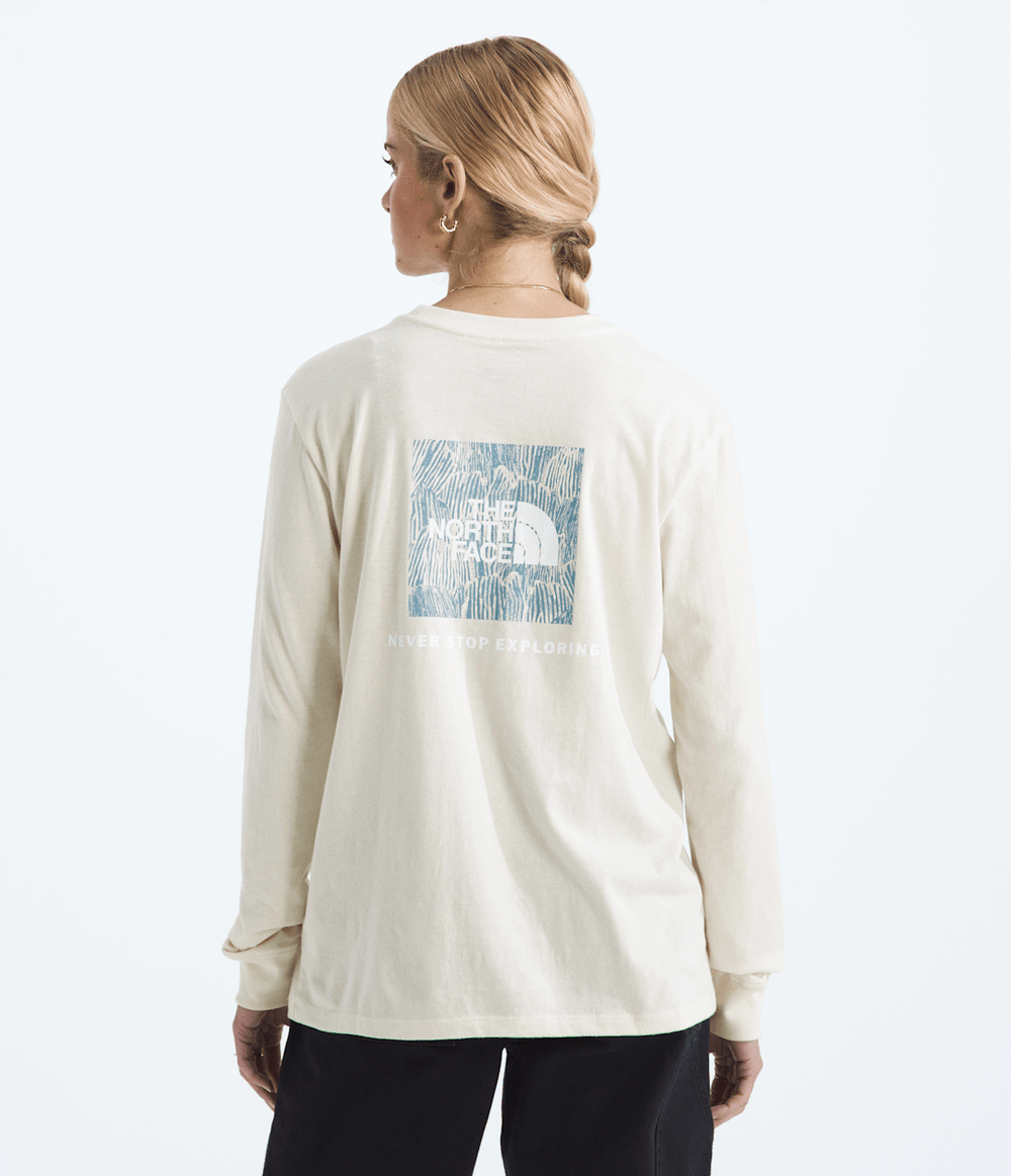 Women’s Evolution Box NSE Fill Long-Sleeve Tee—Graphic - White Dune