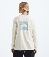 Women’s Evolution Box NSE Fill Long-Sleeve Tee—Graphic - White Dune
