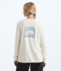 Women’s Evolution Box NSE Fill Long-Sleeve Tee—Graphic - White Dune