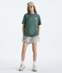 Women's Short-Sleeve Core Flower Power Box NSE Tee - Duck Green