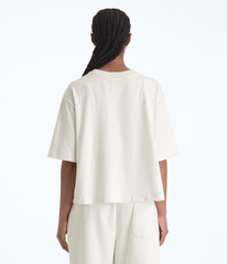 Women’s TNF™ Red Box Short-Sleeve Boxy Tee - White Dune