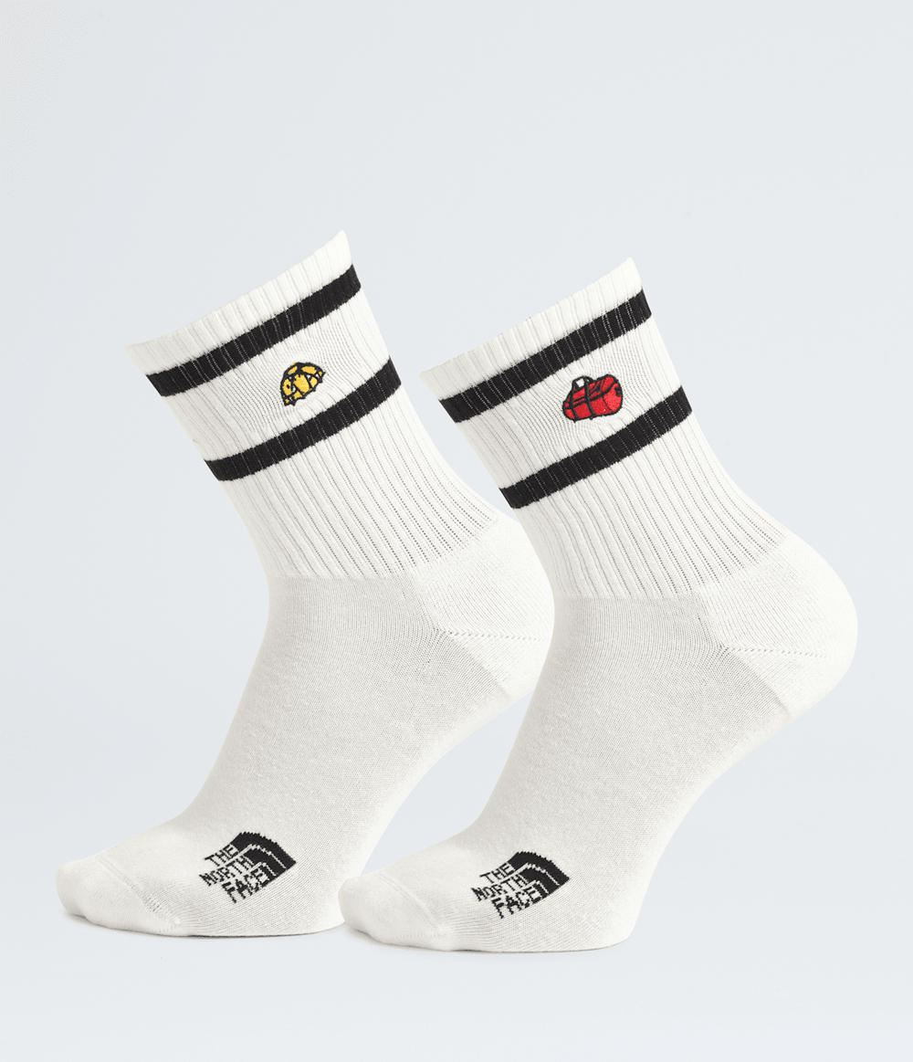 Everyday Crew TNF™ Icons Socks—2P - White Dune