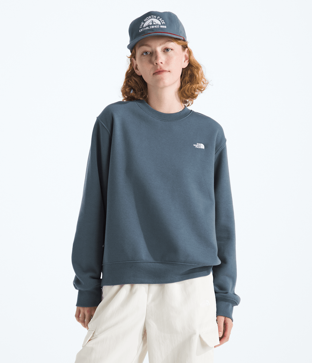Women’s TNF™ Essential Simple Dome Relaxed Crew - Granite Grey