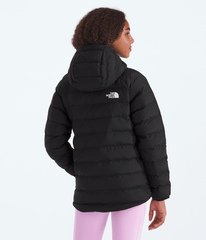 Girls’ Reversible Perrito Hooded Jacket - TNF Black/Smoked Pearl