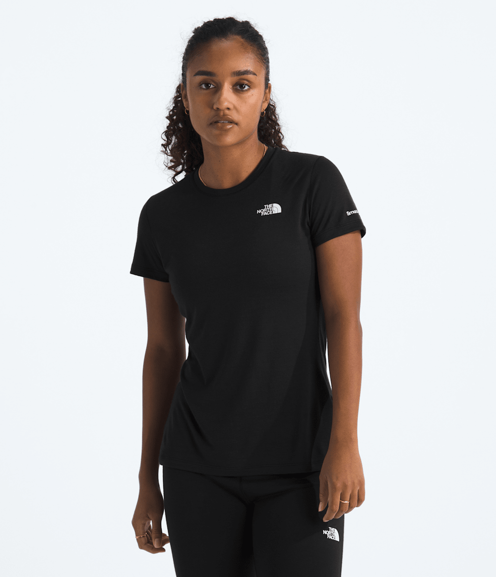 TNF X Smartwool Women’s Merino Blend 150 Short-Sleeve Crew - Black