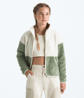 Girls’ Cabin Fleece Full-Zip Jacket - White Dune/Bark Mist