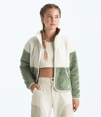 Girls’ Cabin Fleece Full-Zip Jacket - White Dune/Bark Mist