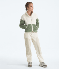 Girls’ Cabin Fleece Full-Zip Jacket - White Dune/Bark Mist