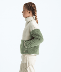 Girls’ Cabin Fleece Full-Zip Jacket - White Dune/Bark Mist