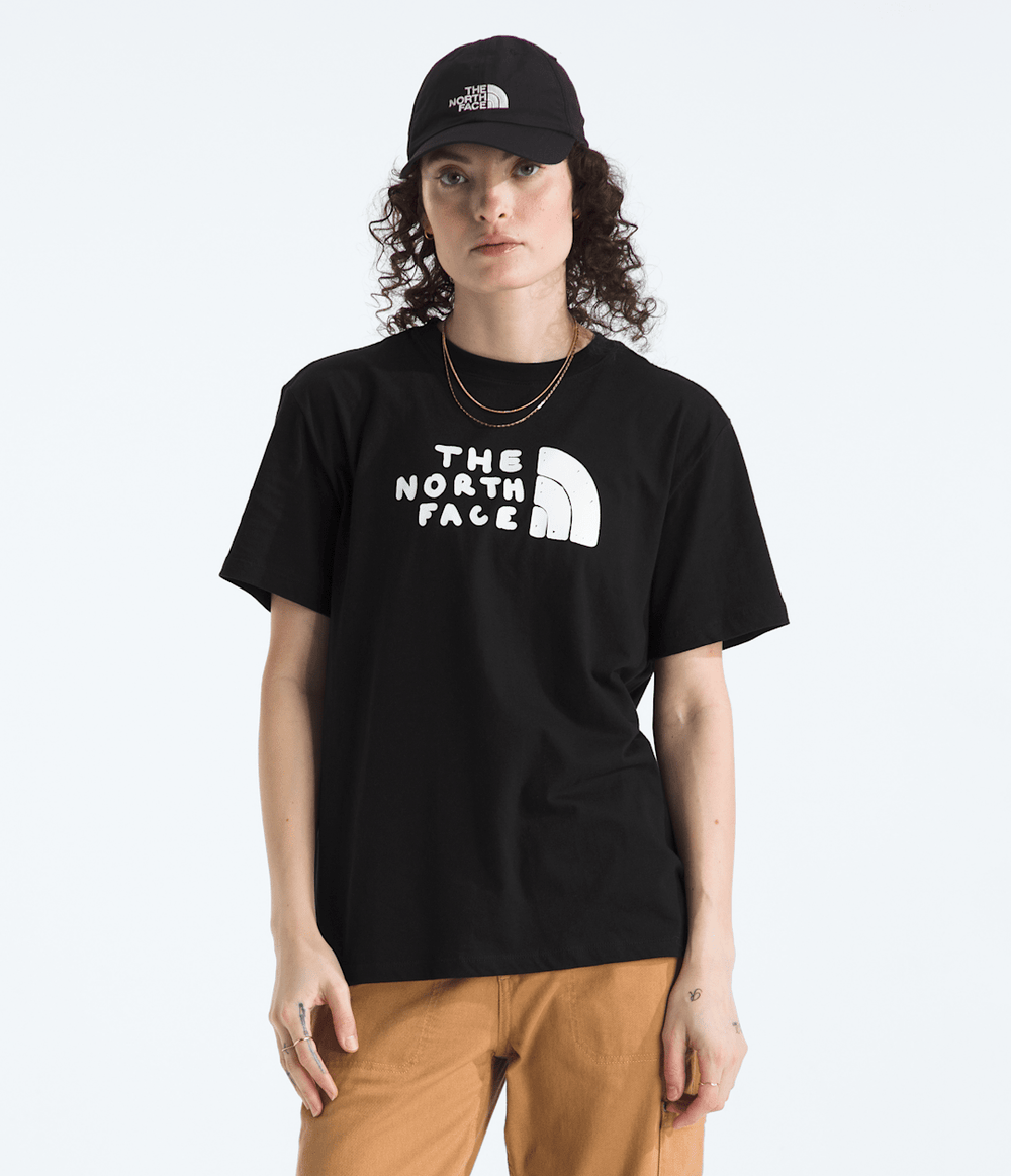 Women’s Evolution Sketch Logo Half Dome Short-Sleeve Tee—Graphic - TNF Black