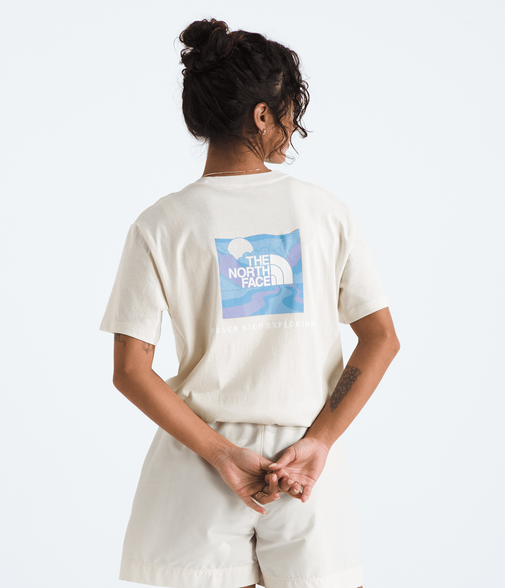 Women's Short-Sleeve Core Outdoor Valley Box NSE Tee - White Dune
