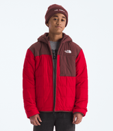 Boys’ Reversible Shasta Full-Zip Hooded Jacket - TNF Red/Sumac