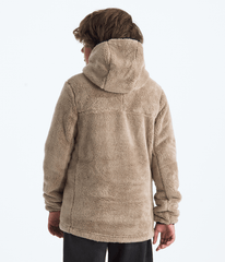Boys’ Cabin Fleece Hoodie - Mushroom Grey/TNF Black