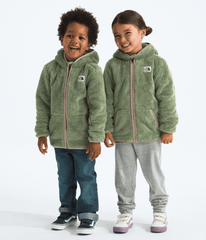 Kids’ Cabin Fleece Hoodie - Bark Mist/Mushroom Grey