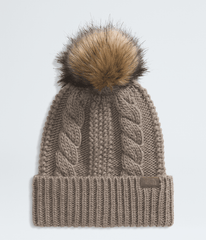 Women’s Oh Mega Fur Pom Beanie - Mocha Brown