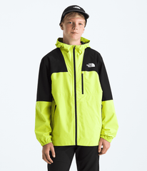 Boys’ & Girls’ Hike Packable Shell - Tnf Black-Fizz Lime
