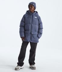 Boys’ & Girls’ North Down Fleece-Lined Short Parka - Twilight Galaxy